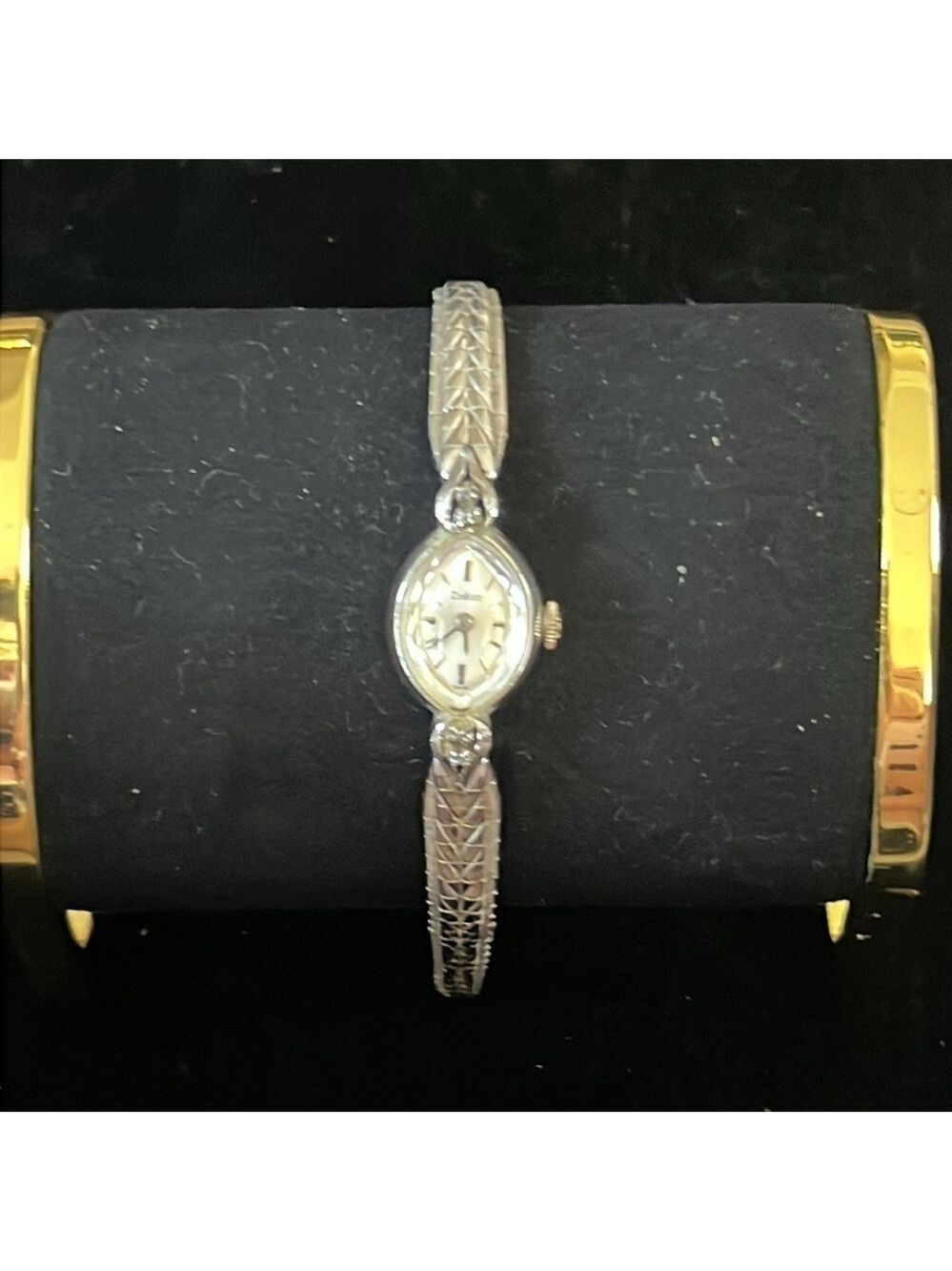 Zodiac 10k Gold Filled Diamond Watch Swiss 1960s